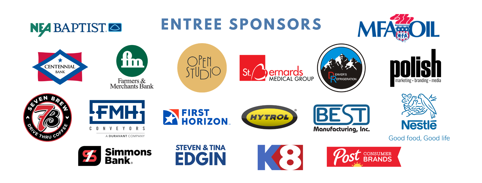 Entree Sponsors