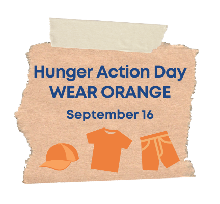 Hunger Action Day Wear Orange