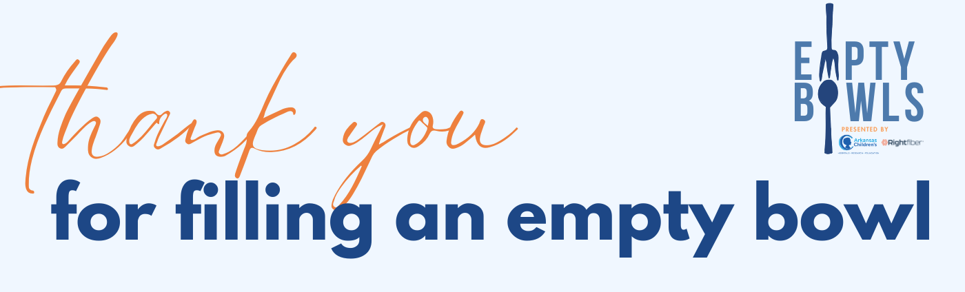 Empty Bowls Thank You Banner